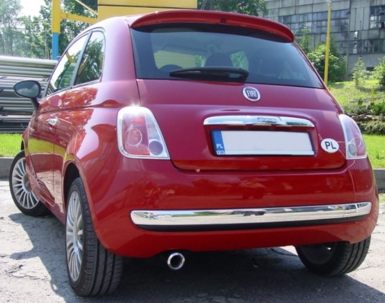 FIAT 500 met Ulter Sport-Einddemper